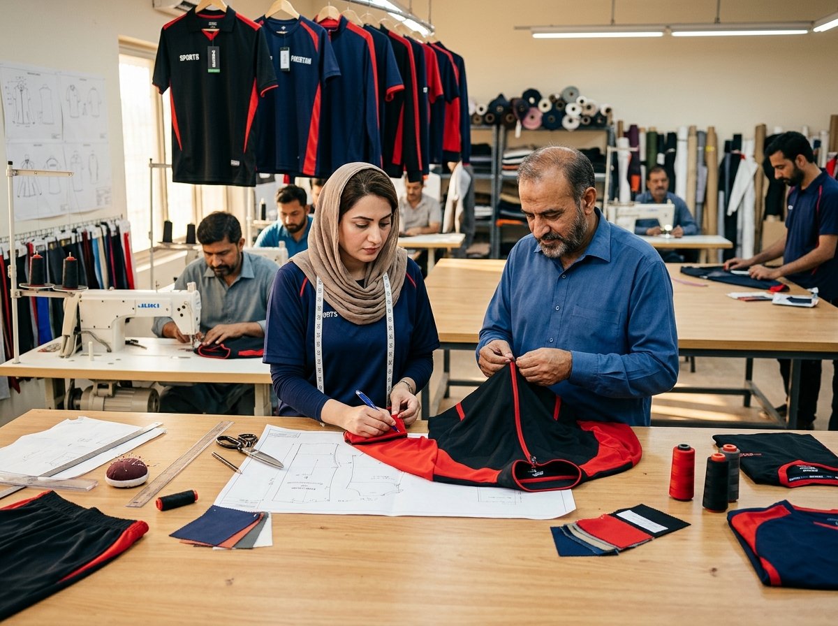 Expert Hands Custom Sportswear Manufacturing & Craftsmanship