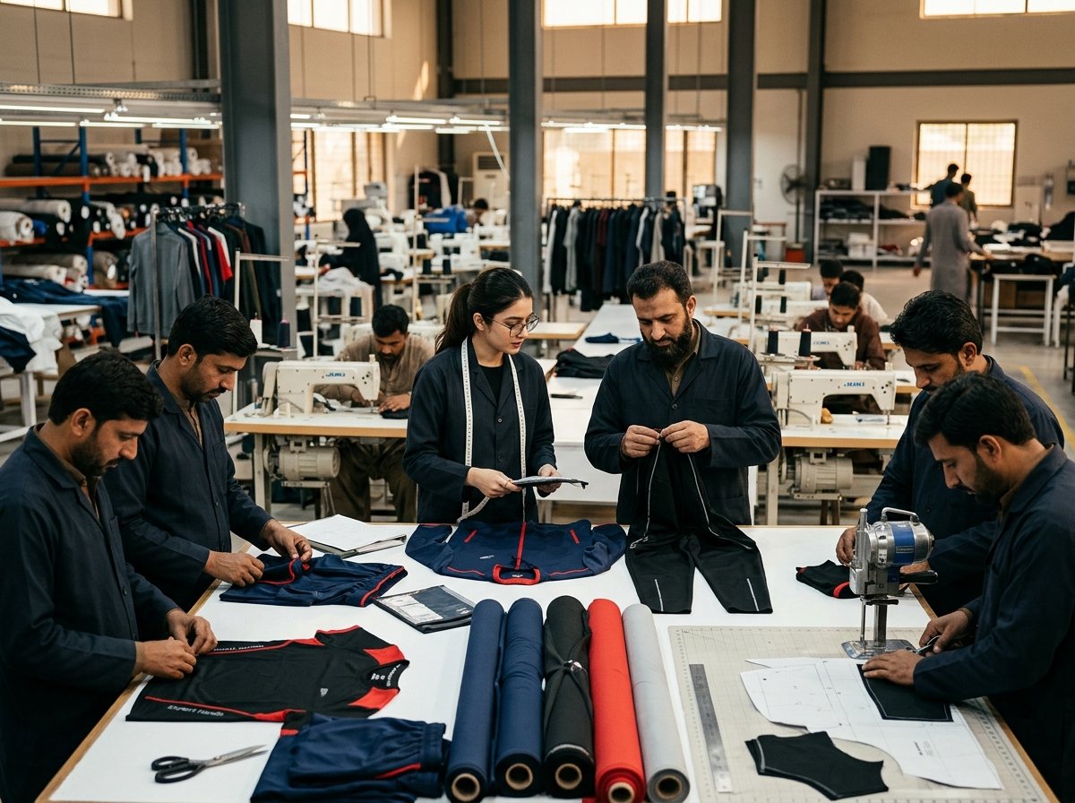 Expert Hands Sportswear Manufacturing Expertise and Craftsmanship