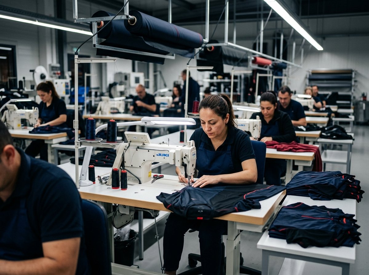 Custom Sportswear Manufacturing Production Line